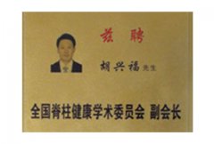 2013年全国脊椎健康学術委員会副会長に選任される