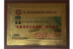 <b>2015年「運順易容手到病除」栄誉称号を授与される</b>